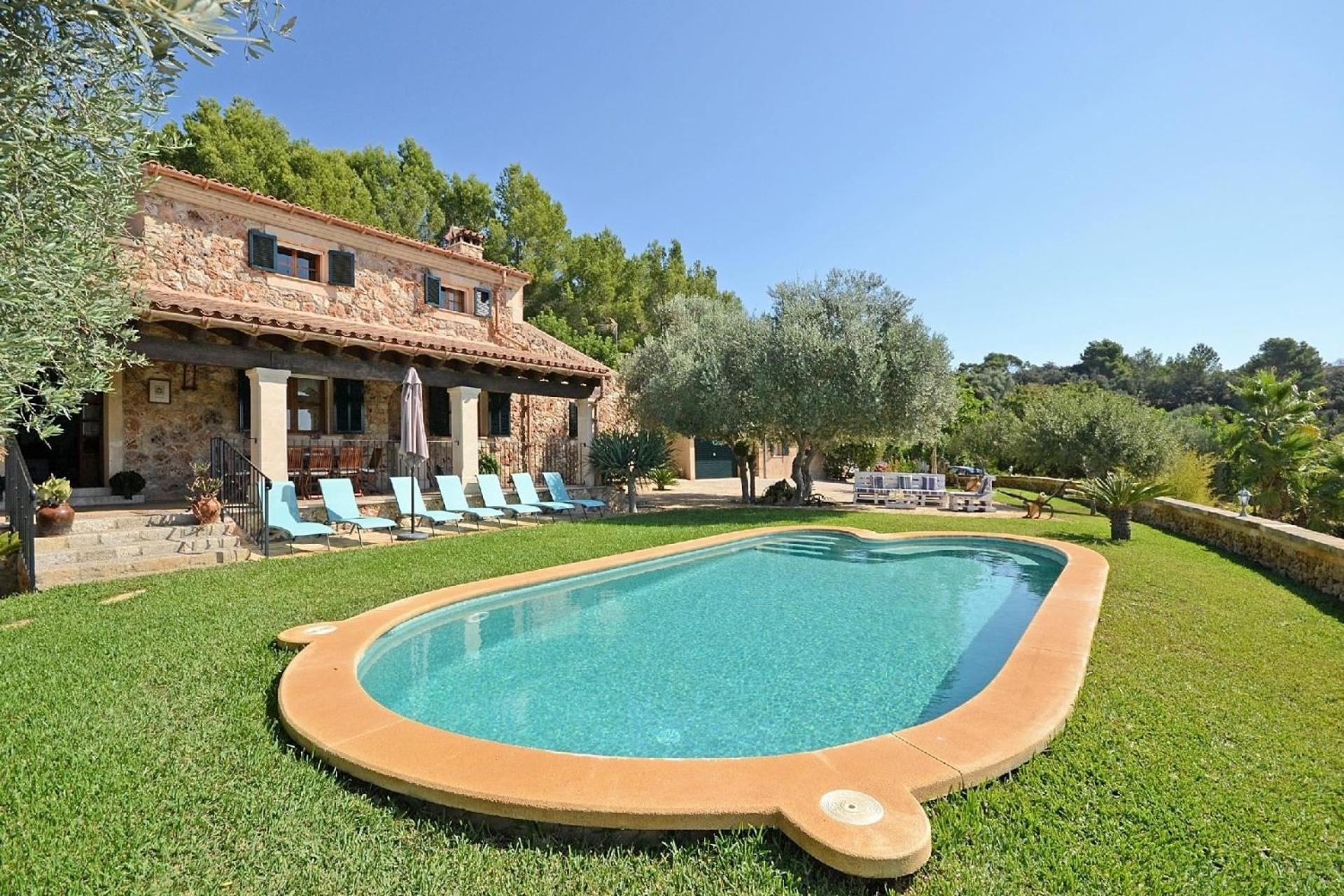 Ferienhaus Mit Privatpool Fuer 6 Personen Ca 250 Qm In Sineu, Mallorca Binnenland Von Mallorca ภายนอก รูปภาพ